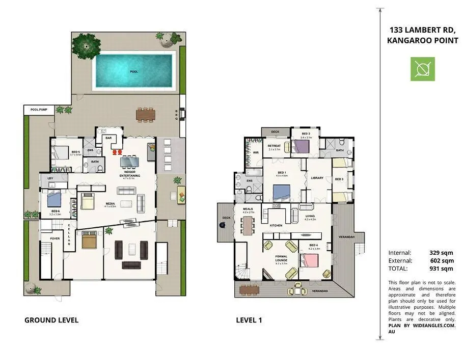 Lambert House, City Luxury, Sleeps 15 布里斯班 度假居